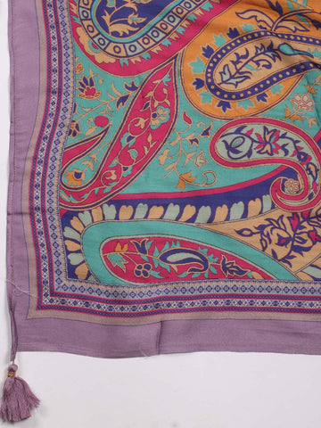 Woven Pashmina Unstitched Suit Piece With Printed Dupatta