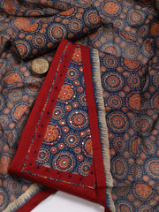 Printed Cotton Unstitched Suit Piece With Dupatta