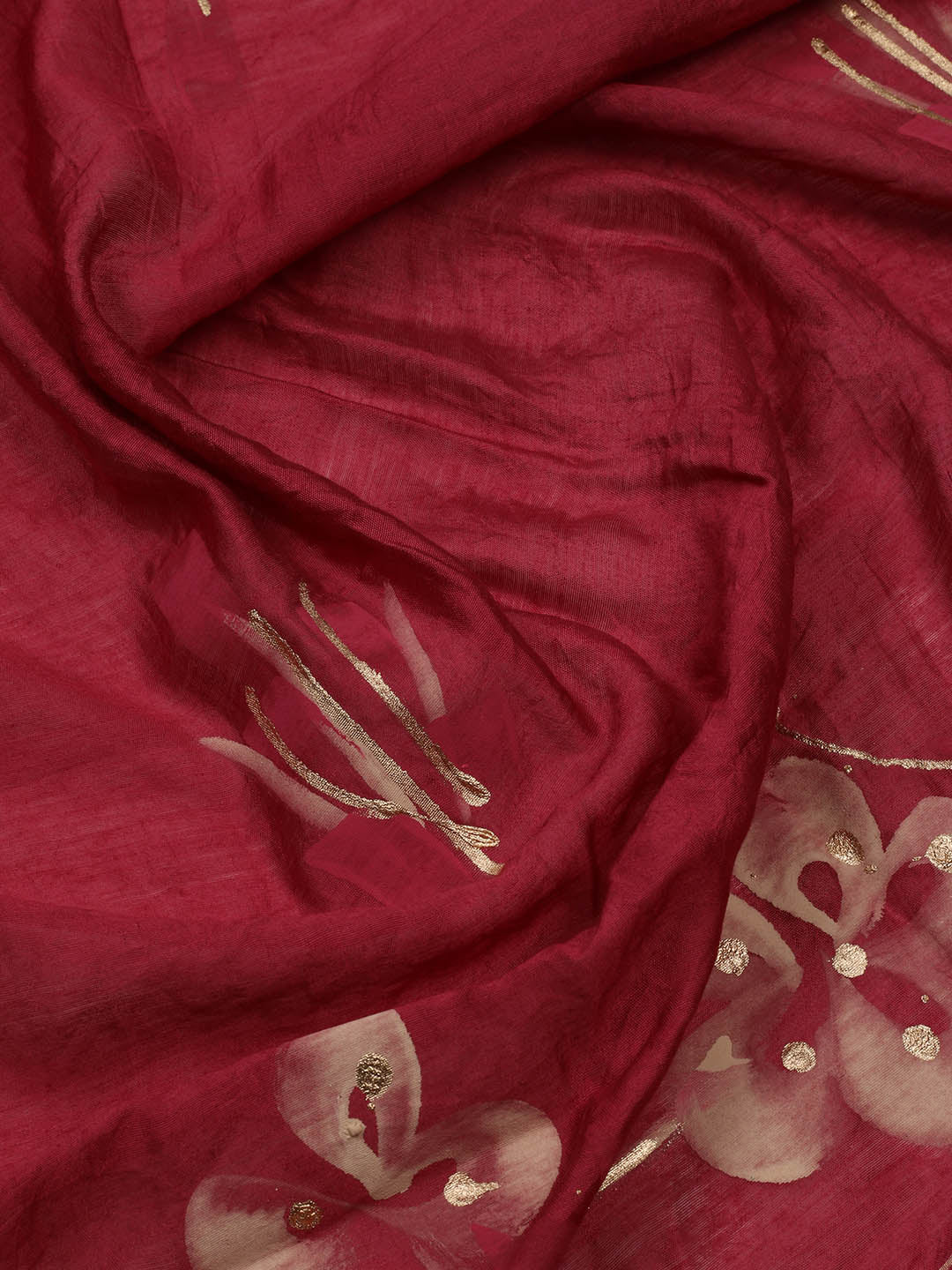 Paisley Printed Cotton Unstitched Suit Piece With Dupatta