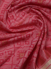 Woven Chanderi Unstitched Suit Piece With Dupatta