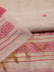 Woven Chanderi Unstitched Suit Piece With Dupatta