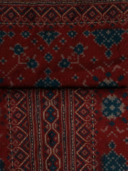 Printed Chanderi Unstitched Suit Piece With Dupatta