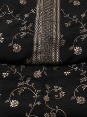 Woven Chanderi Unstitched Suit Piece With Dupatta