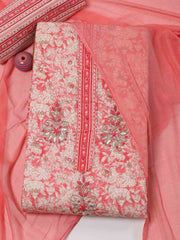 Printed Cotton Unstitched Suit Piece With Dupatta