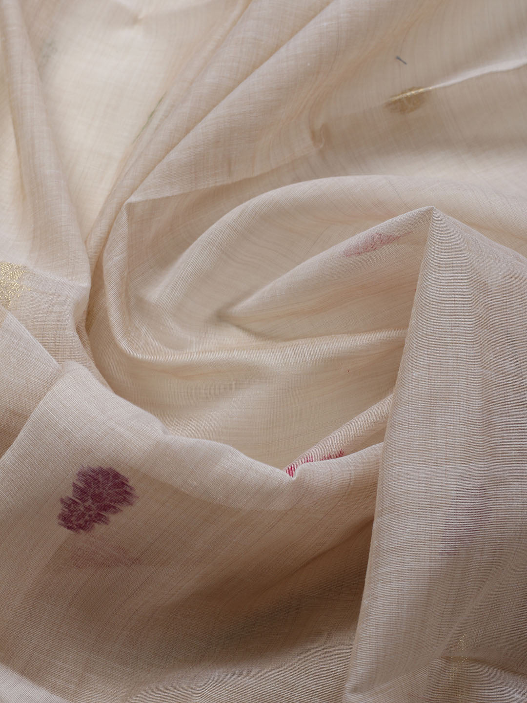 Woven Design Chanderi Unstitched Kurta With Pant &amp; Dupatta