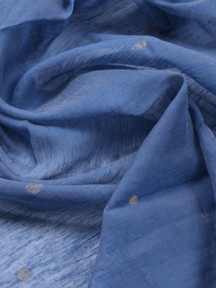 Woven Design Chanderi Unstitched Kurta With Pant &amp; Dupatta