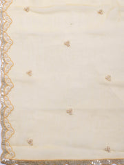 Embroidered Chiffon Unstitched Suit With Dupatta
