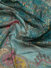 Printed Muslin Unstitched Suit Piece With Dupatta