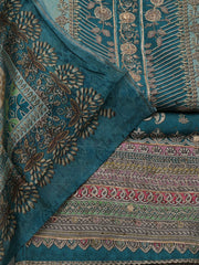Printed Muslin Unstitched Suit Piece With Dupatta