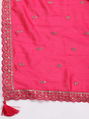 Neck Embroidered Handloom Unstitched Suit Piece With Dupatta