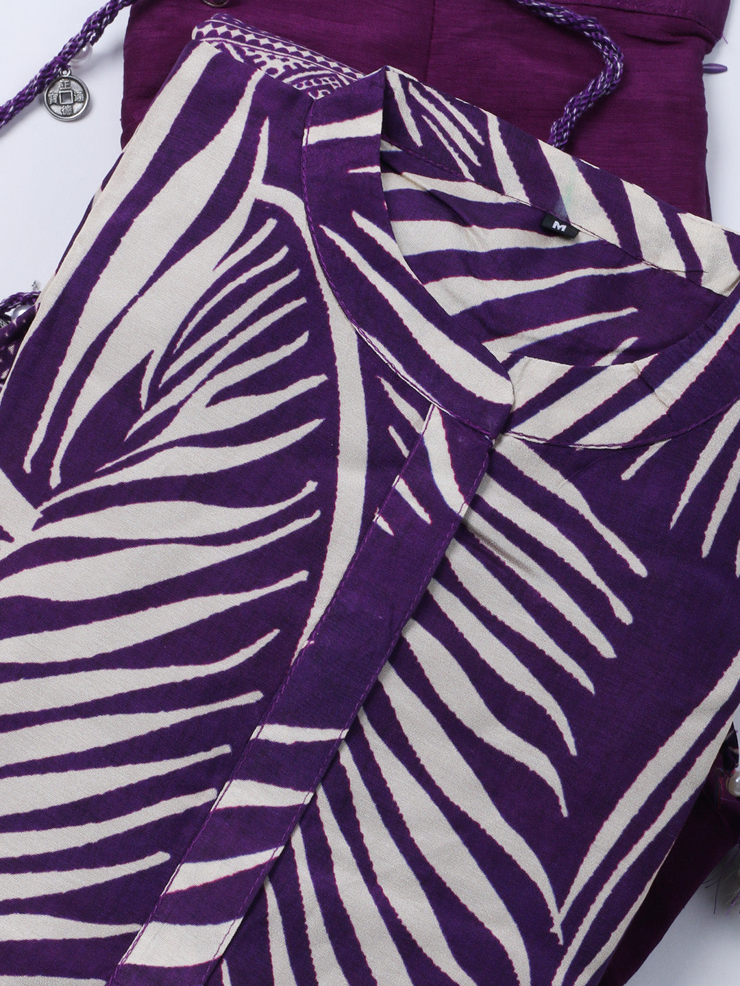 Russion Silk Printed Kurta With Pants