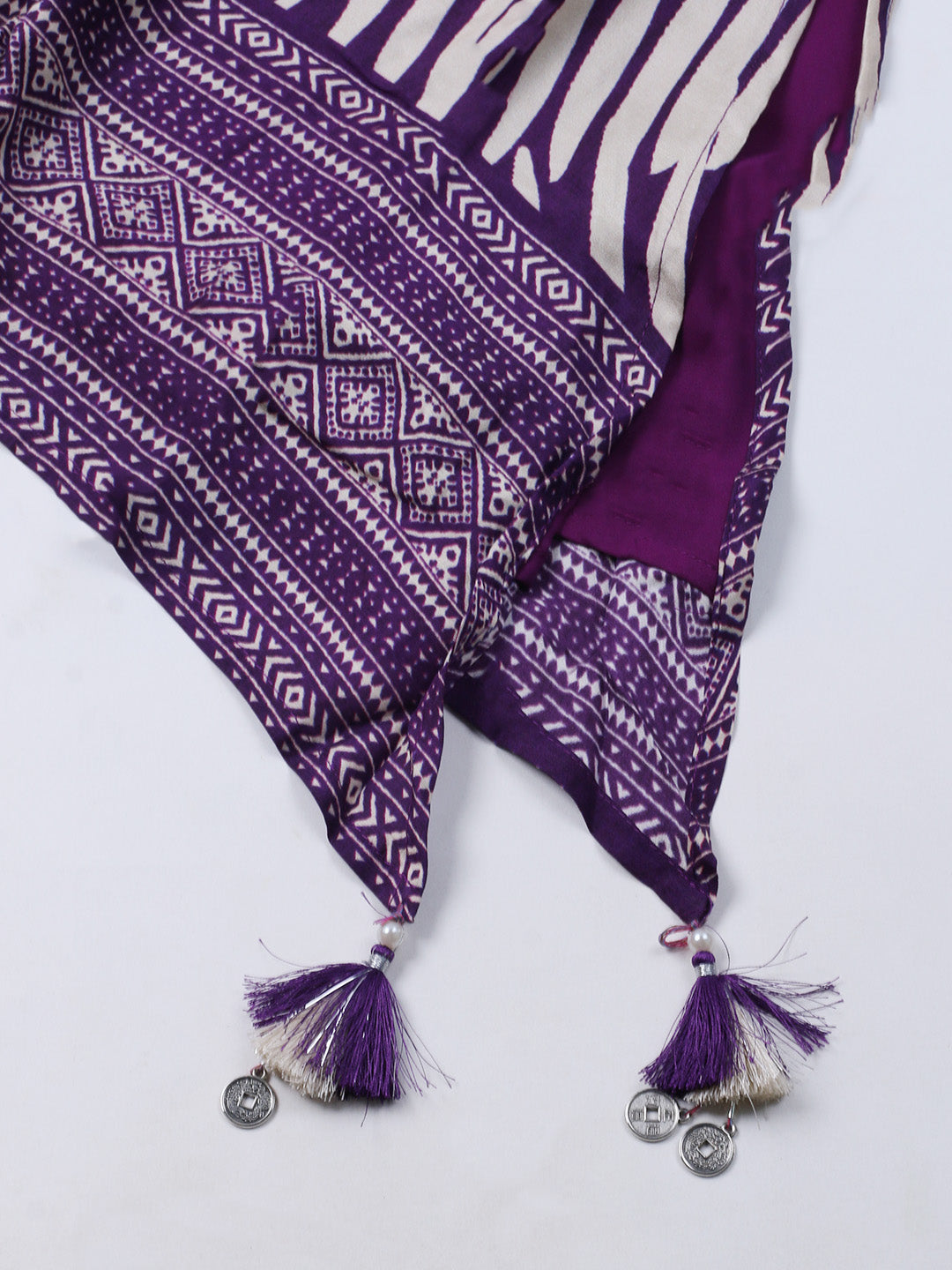 Russion Silk Printed Kurta With Pants