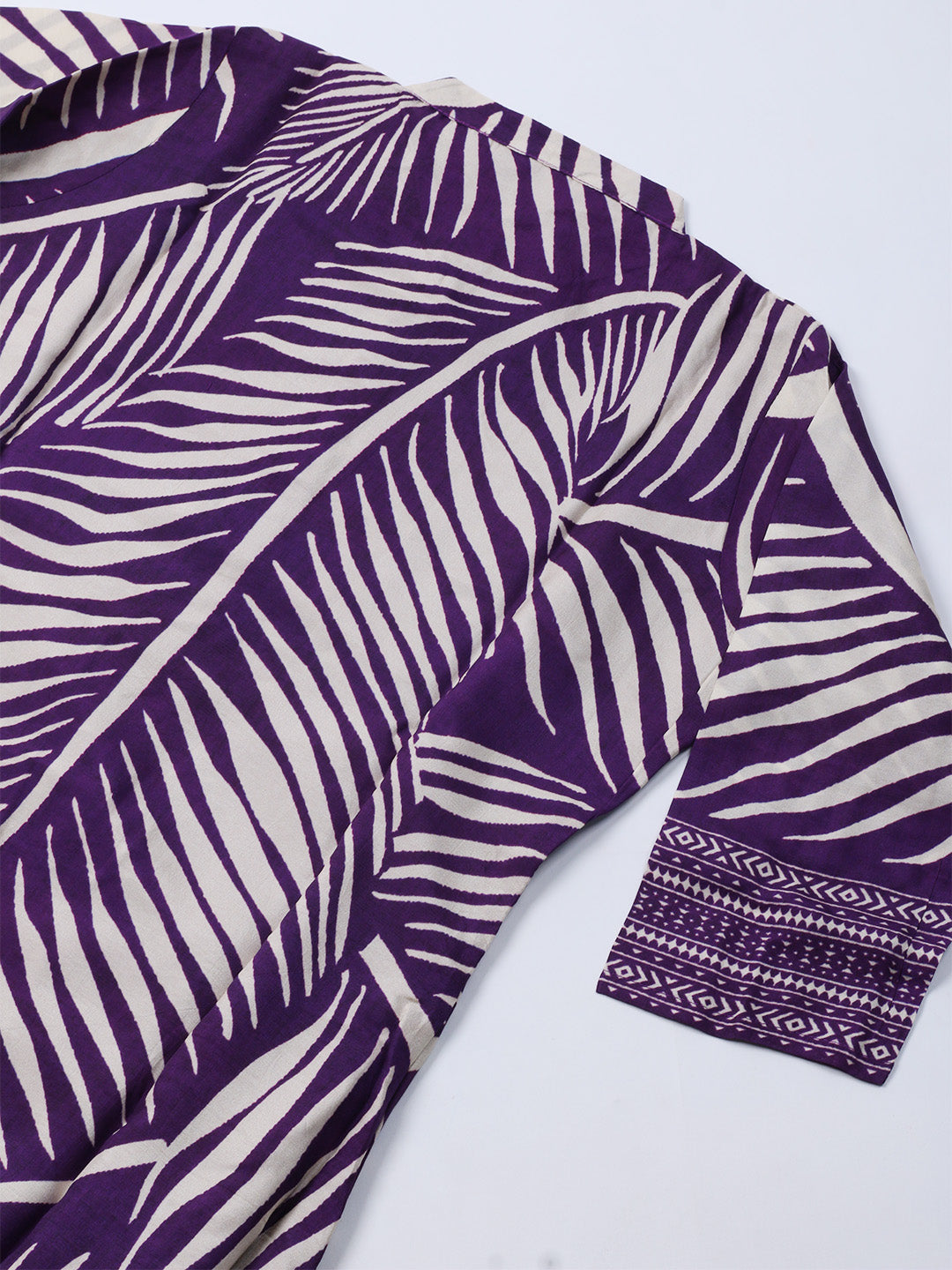 Russion Silk Printed Kurta With Pants