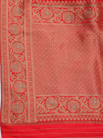 Zari Jaal Banarsi Woven Saree