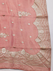 Neck Embroidery Handloom Unstitched Suit Piece With Dupatta