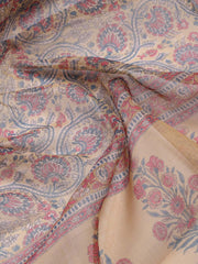 Neck Embroidered Chanderi Unstitched Suit Piece With Dupatta