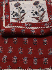 Printed Cotton Unstitched Suit Piece With Dupatta