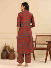 Printed Cotton Kurta Set