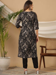 Printed Cotton Kurta Set