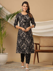 Printed Cotton Kurta Set