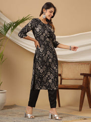 Printed Cotton Kurta Set