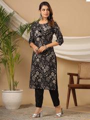 Printed Cotton Kurta Set