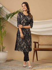 Printed Cotton Kurta Set