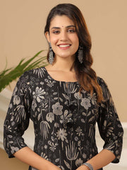 Printed Cotton Kurta Set