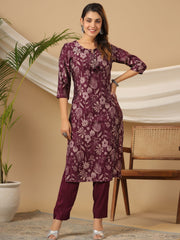 Printed Cotton Kurta Set