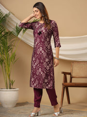 Printed Cotton Kurta Set