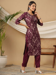 Printed Cotton Kurta Set