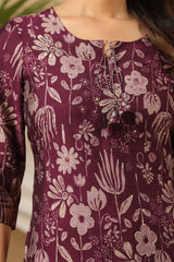 Printed Cotton Kurta Set