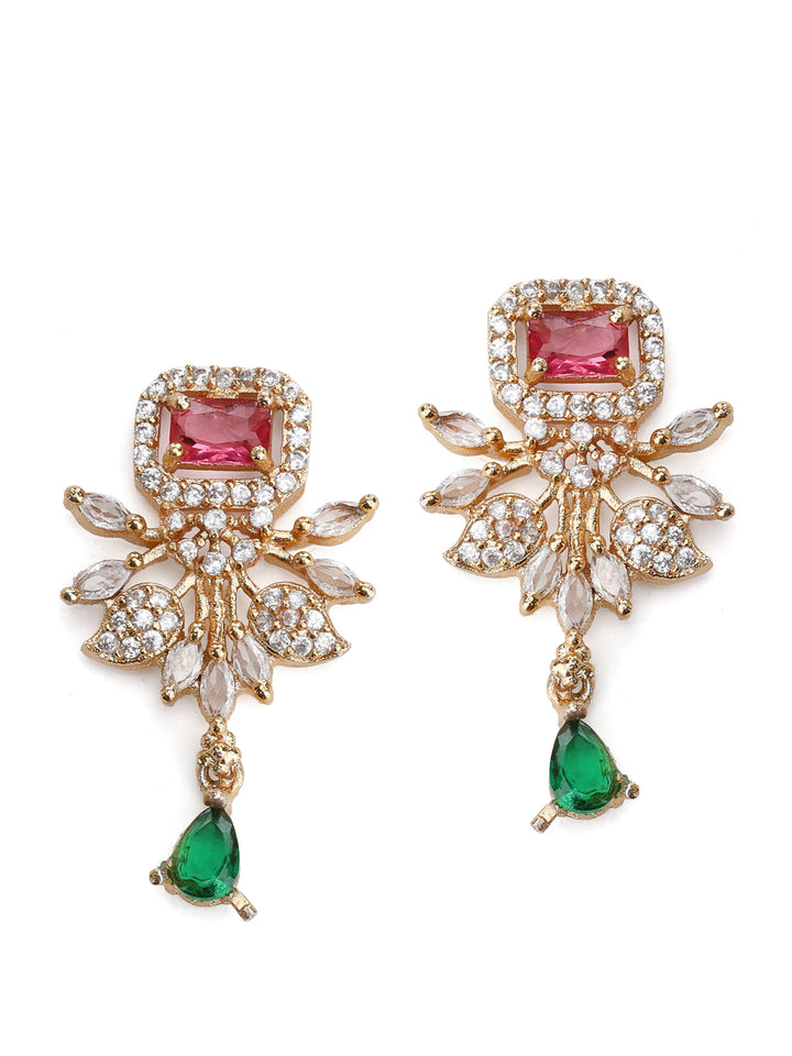 Gold-Multi Imitation Jewelry-Set