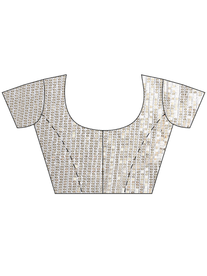 Sequin Embroidered Georgette Saree
