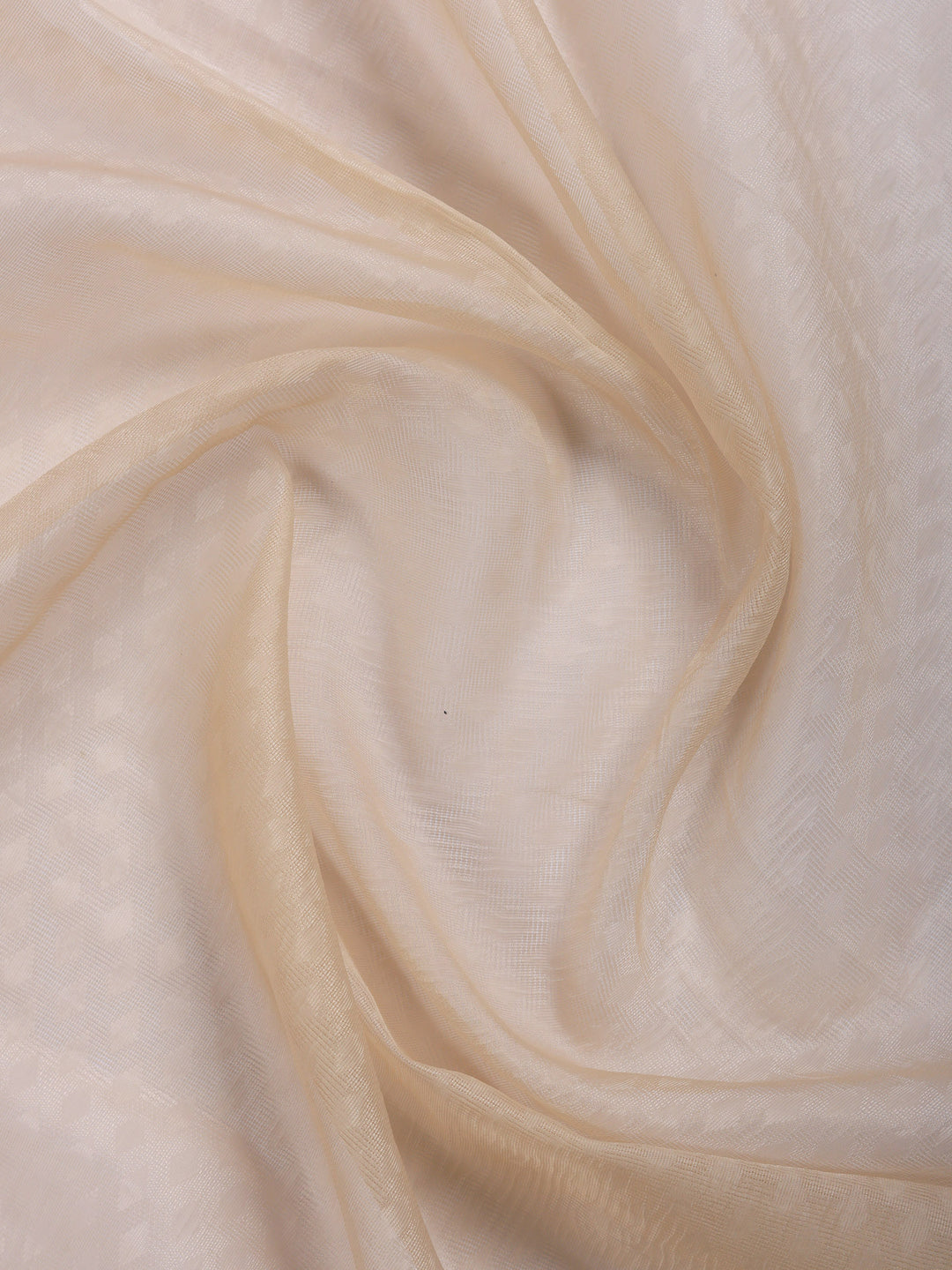 Golden Beige Embroidered Tissue Saree