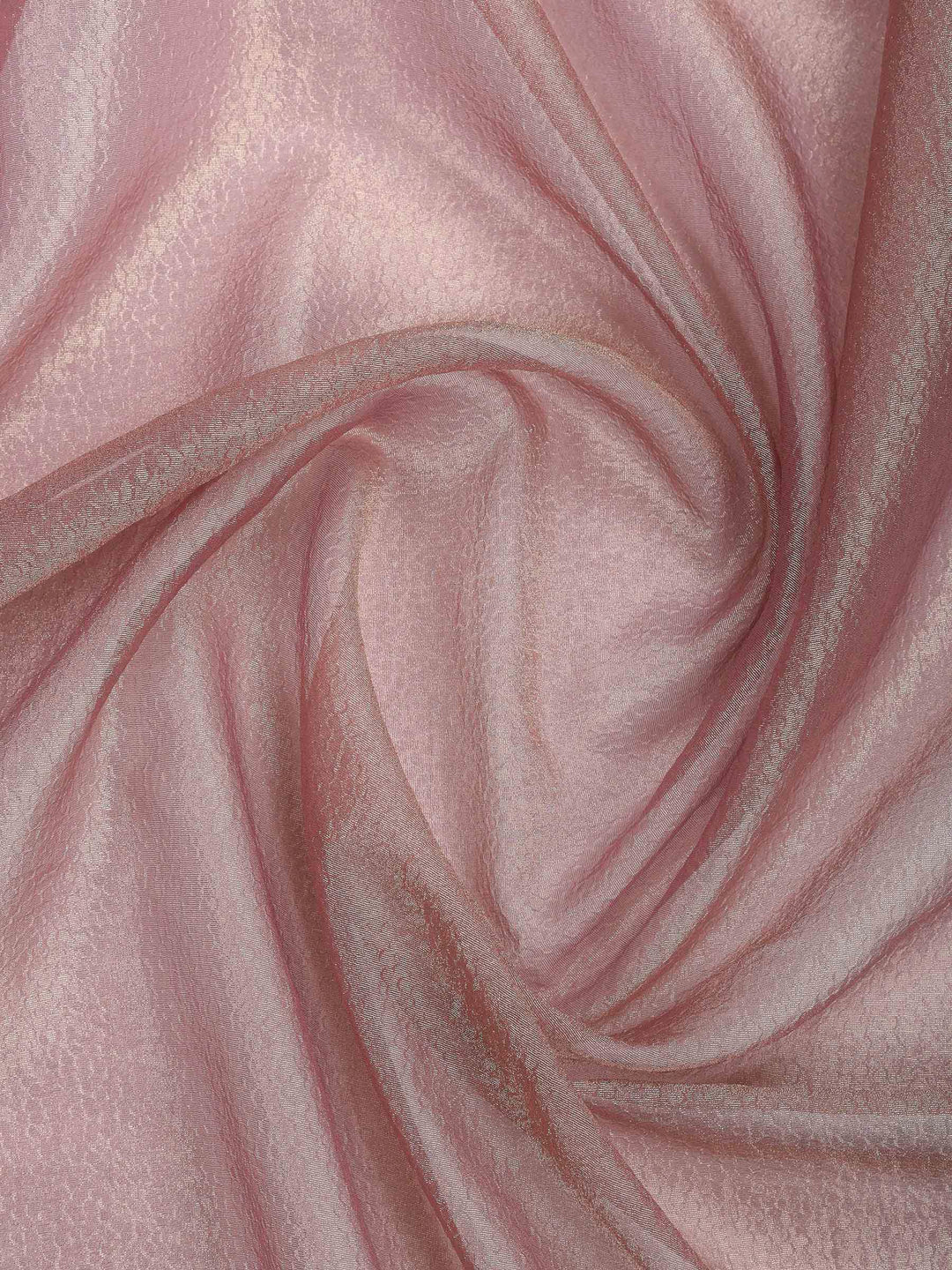 Onion Pink Embroidered Tissue Saree