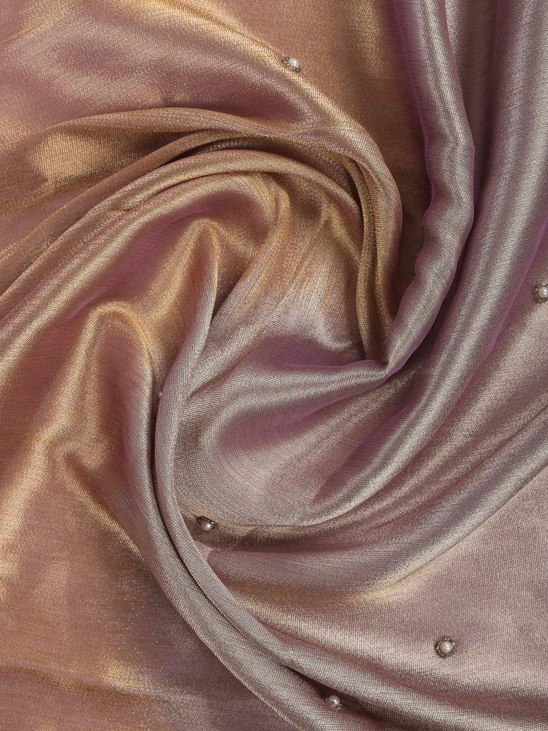 Lavender Embroidered Tissue Saree