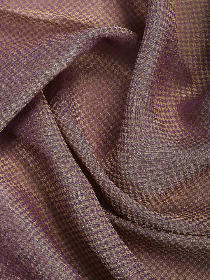 Lavender Embroidered Tissue Saree