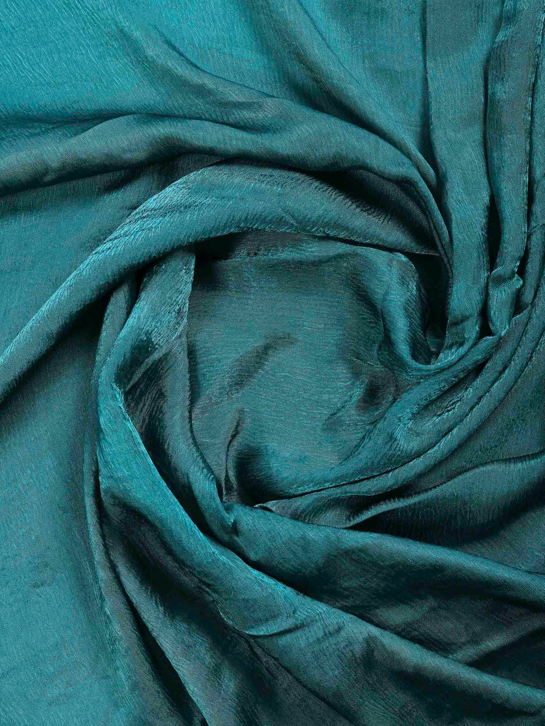 Green Embroidered Chinon Saree