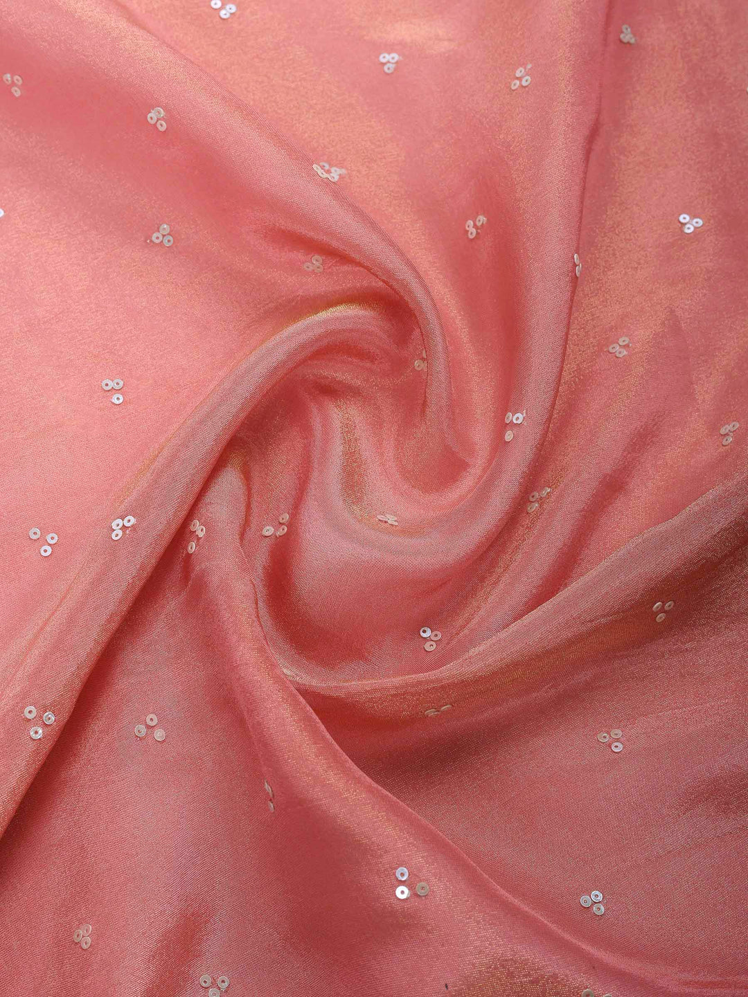 Pink Embroidered Tissue Saree