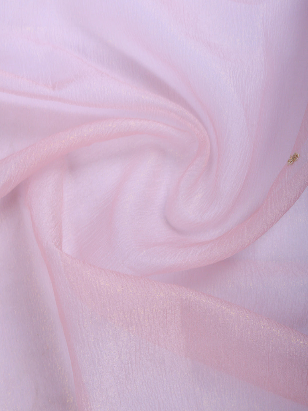 Pink Embroidered Organza Saree
