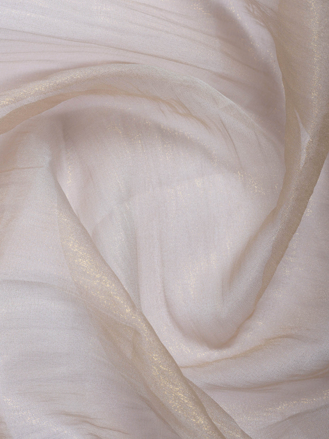 Grey Embroidered Tissue Saree
