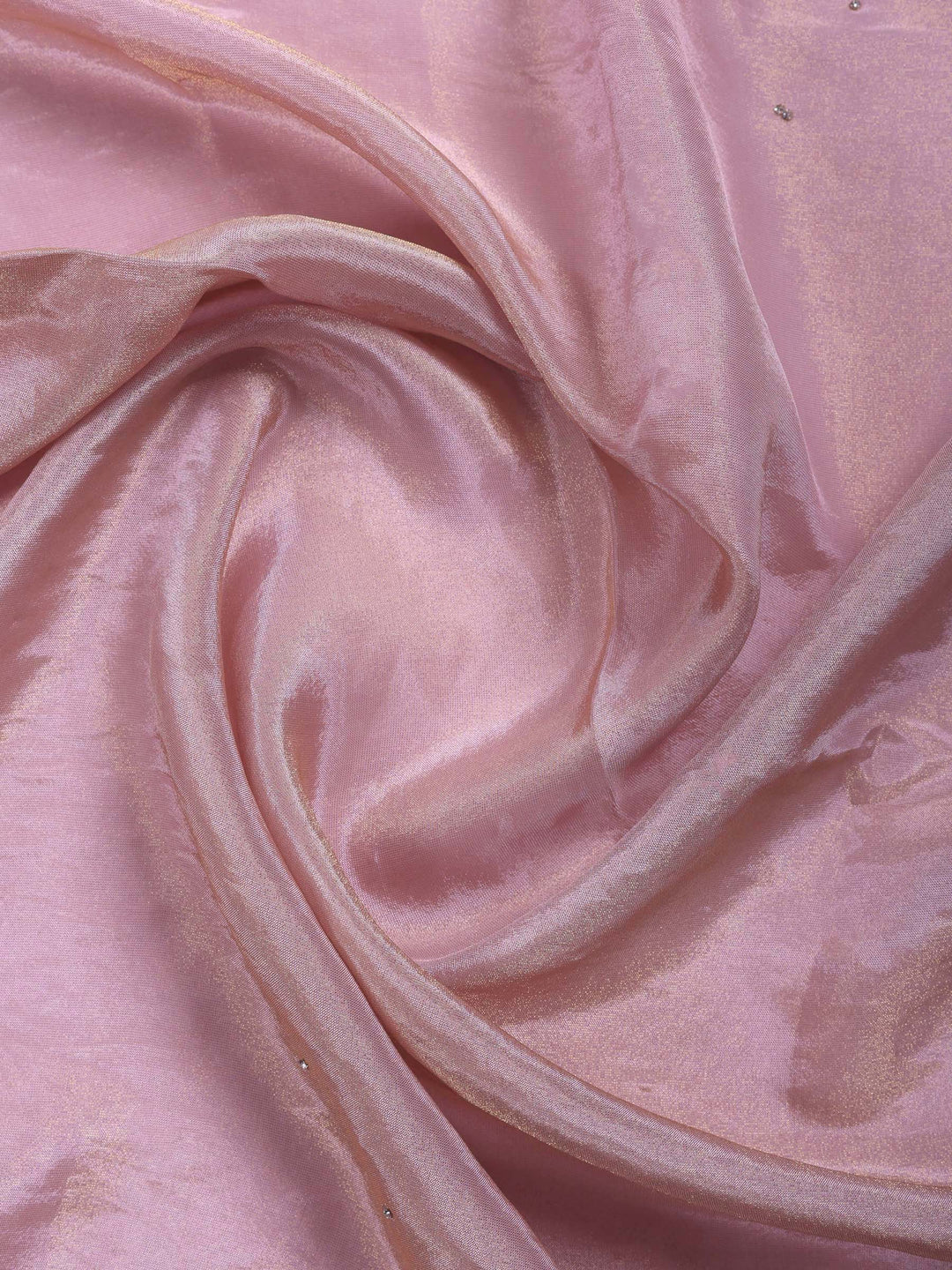 Pink Lavender Embroidered Tissue Saree