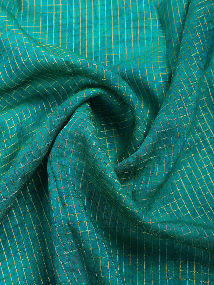 Navy Blue Digital Print Cotton Blend Saree