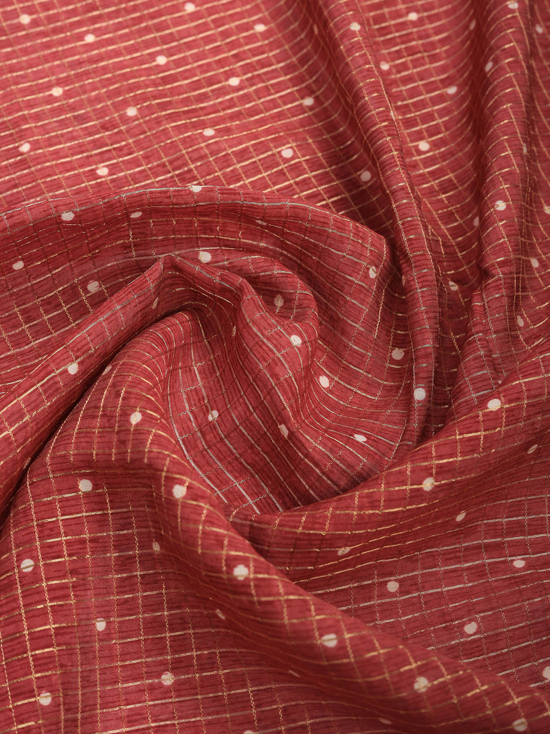 Pink Digital Print Cotton Blend Saree