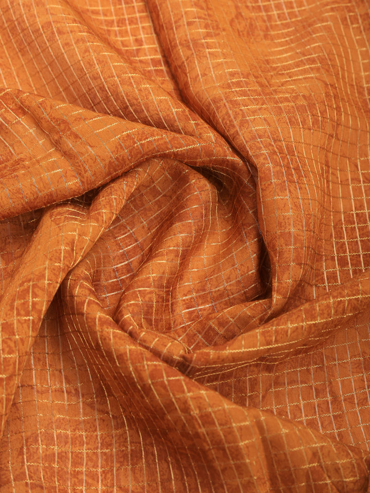 Pink Digital Print Cotton Blend Saree