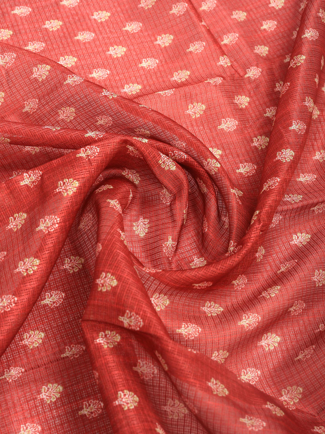Maroon Digital Print Cotton Blend Saree