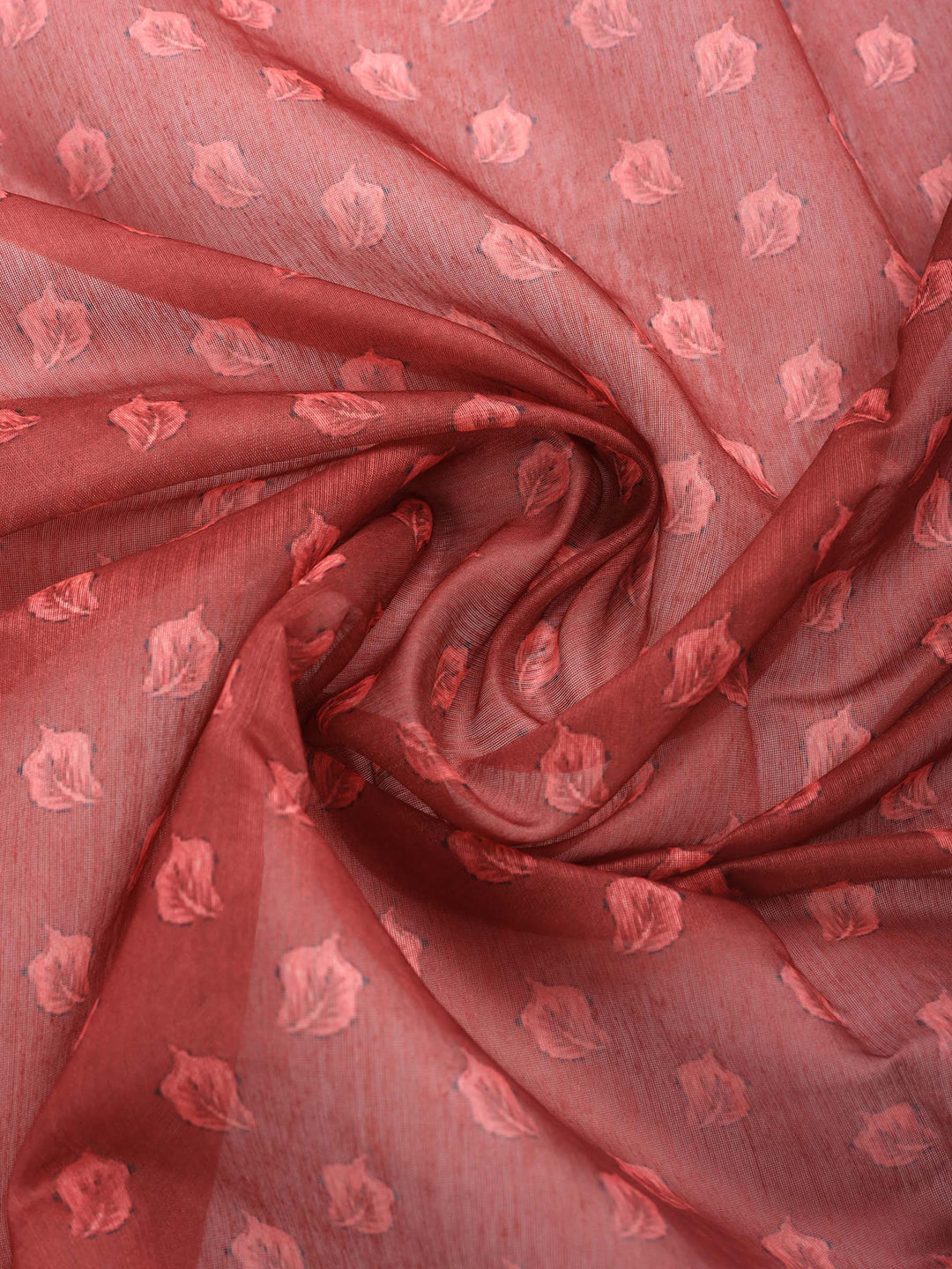 Pink Digital Print Cotton Blend Saree