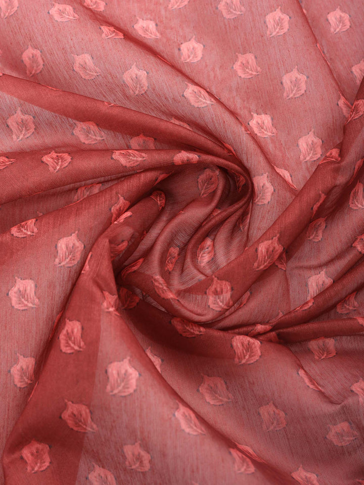 Pink Digital Print Cotton Blend Saree