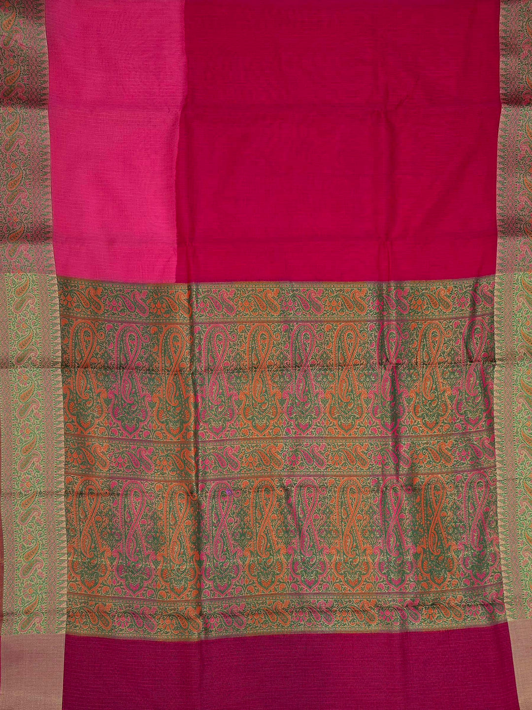 Rani Woven Design Cotton Saree